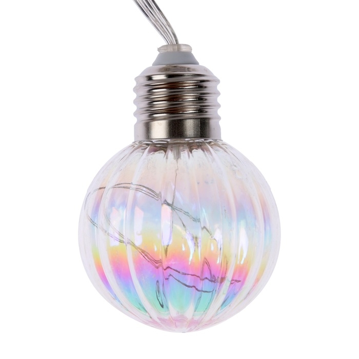 Гирлянда садовая Эра на солнечной батарее «Радужные лампочки» Гирлянда садовая Эра на солнечной батарее «Радужные лампочки»