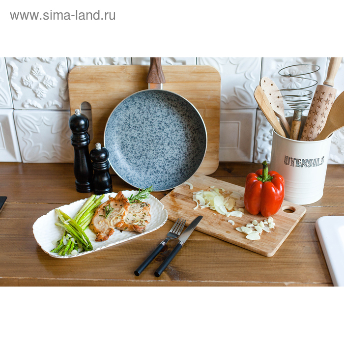 Блюдо керамическое «Жемчуг», 28×18 см, цвет белый Блюдо керамическое «Жемчуг», 28×18 см, цвет белый