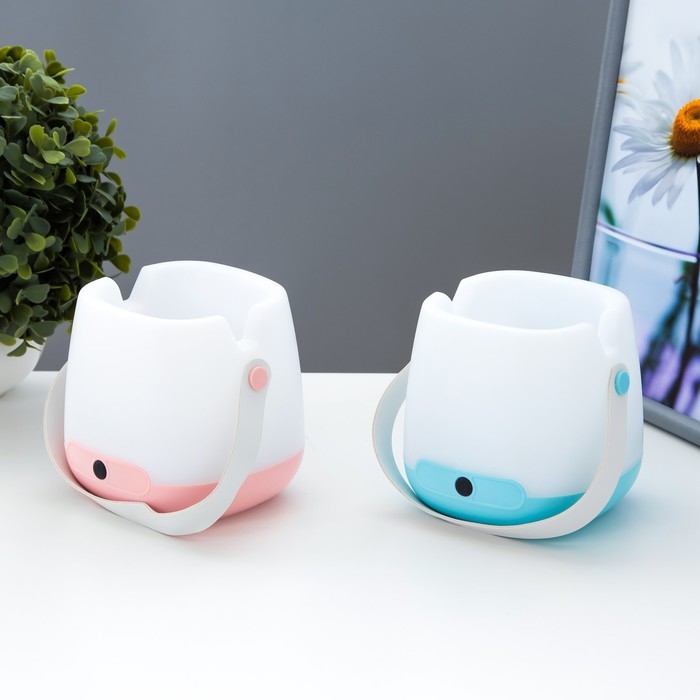 Настольная лампа сенсорная   Настольная лампа сенсорная  "Ланди" LED 4Вт от батареек МИКС 10,5х10,5х11 см RISALUX