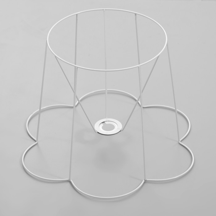 Каркас-основа абажура для настольной лампы Каркас-основа абажура для настольной лампы "Силуэт" Е27/Е14 40х40х28см