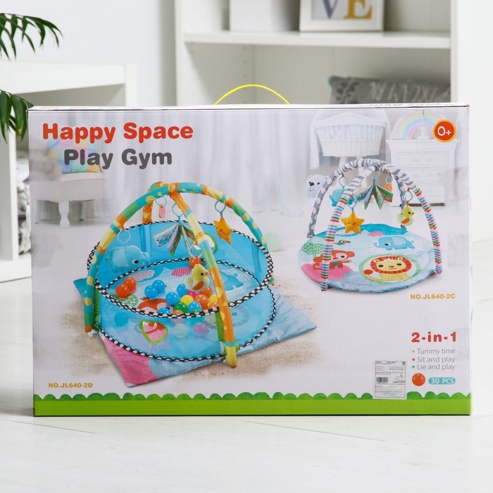 Развивающий коврик «Друзья Африки», бортик, с дугами, голубой, 30 цв. шаров, р - р 77х76х0,5 см. Развивающий коврик «Друзья Африки», бортик, с дугами, голубой, 30 цв. шаров, р - р 77х76х0,5 см.