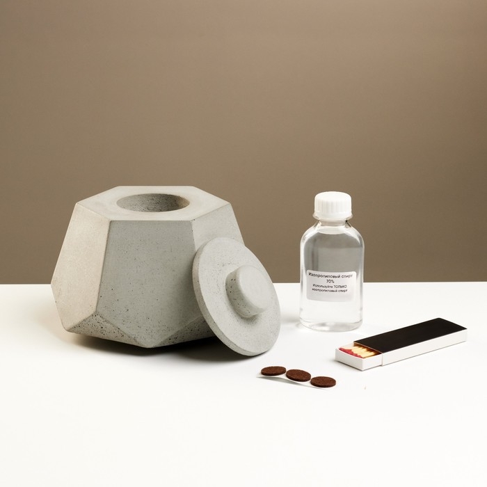 Биокамин настольный Биокамин настольный "Шестигранник" 17 х 11 см, топливо и спички в комплекте