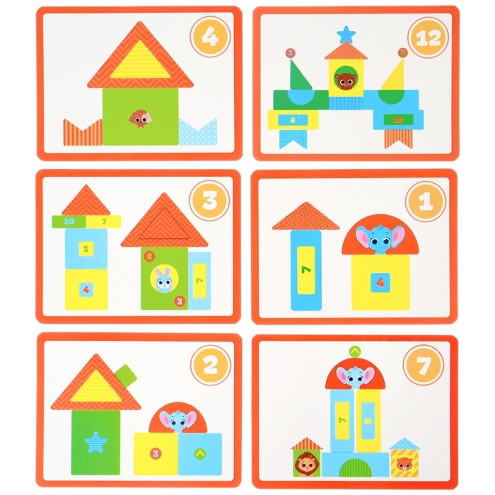 Детская развивающая игра EVA «Маленький строитель», изучение форм / цветов, Крошка Я Детская развивающая игра EVA «Маленький строитель», изучение форм / цветов, Крошка Я