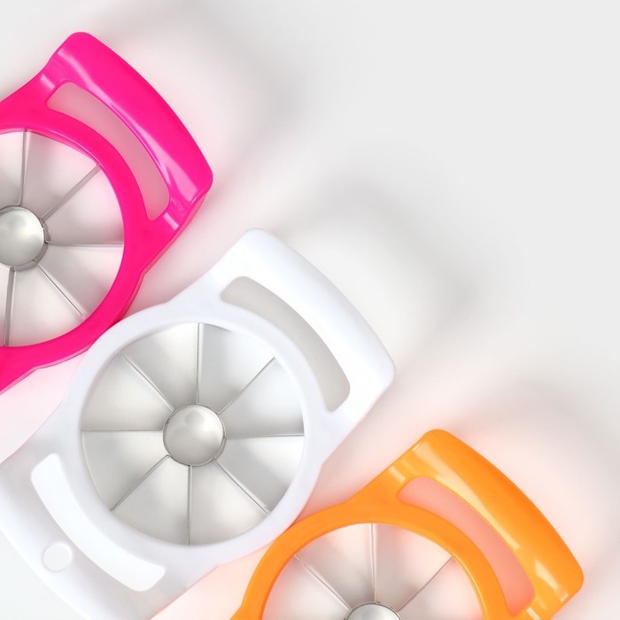 Яблокорезка с ручками Доляна, d=11 см, цвет МИКС Яблокорезка с ручками Доляна, d=11 см, цвет МИКС