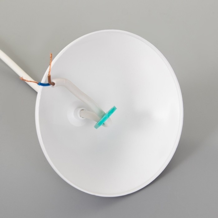 Подвес  Подвес "Конус" 1х15Вт Е27 МОДЕЛЬ: BR 00266 белый/прозрачный 25х25х15см