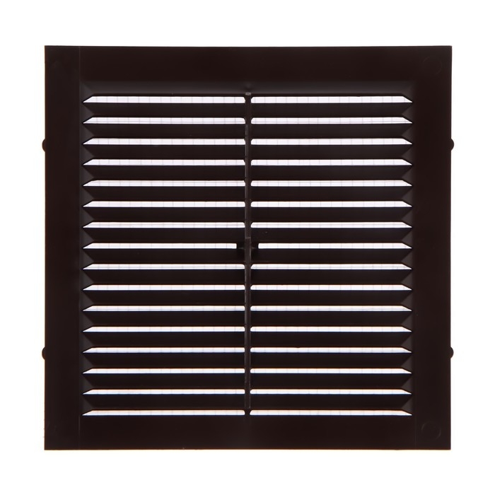 Решетка вентиляционная ZEIN Люкс Л155КР, 155 x 155 мм, с сеткой, неразъемная, коричневая Решетка вентиляционная ZEIN Люкс Л155КР, 155 x 155 мм, с сеткой, неразъемная, коричневая
