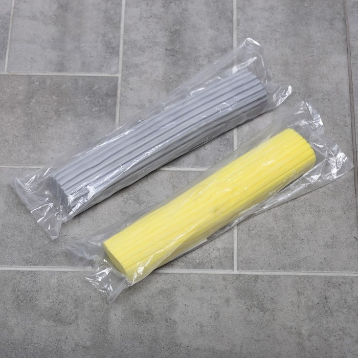 Насадка для швабры PVA Доляна, складной отжим, 28×4,5×4,5 см, цвет МИКС Насадка для швабры PVA Доляна, складной отжим, 28×4,5×4,5 см, цвет МИКС