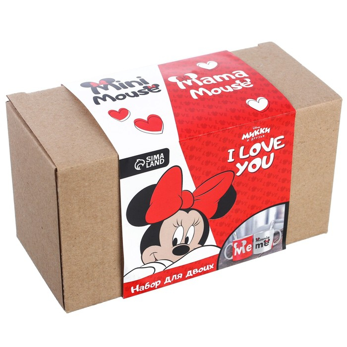 Набор парных кружек, 350 мл "Мышонок", Микки и друзья