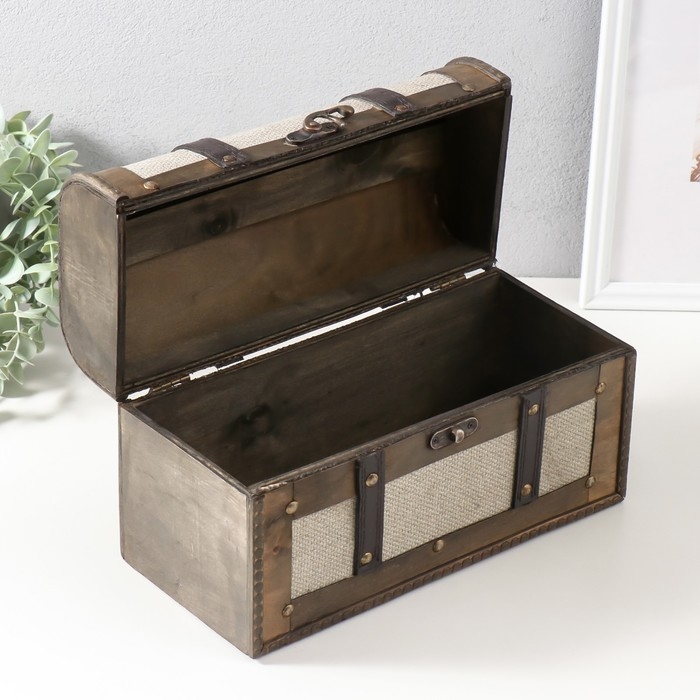 Шкатулка сундук дерево  Шкатулка сундук дерево "Женевра" 30х14х17,5 см