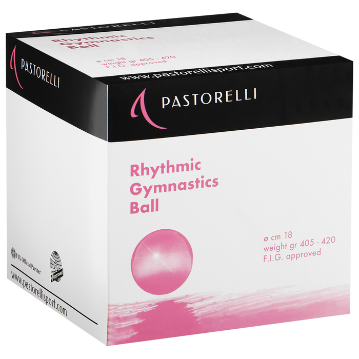 Мяч для художественной гимнастики Pastorelli New Generation FIG, d=18 см, цвет розовый Мяч для художественной гимнастики Pastorelli New Generation FIG, d=18 см, цвет розовый