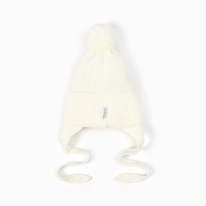 Шапка детская, цвет молочный, размер 36-38 Шапка детская, цвет молочный, размер 36-38