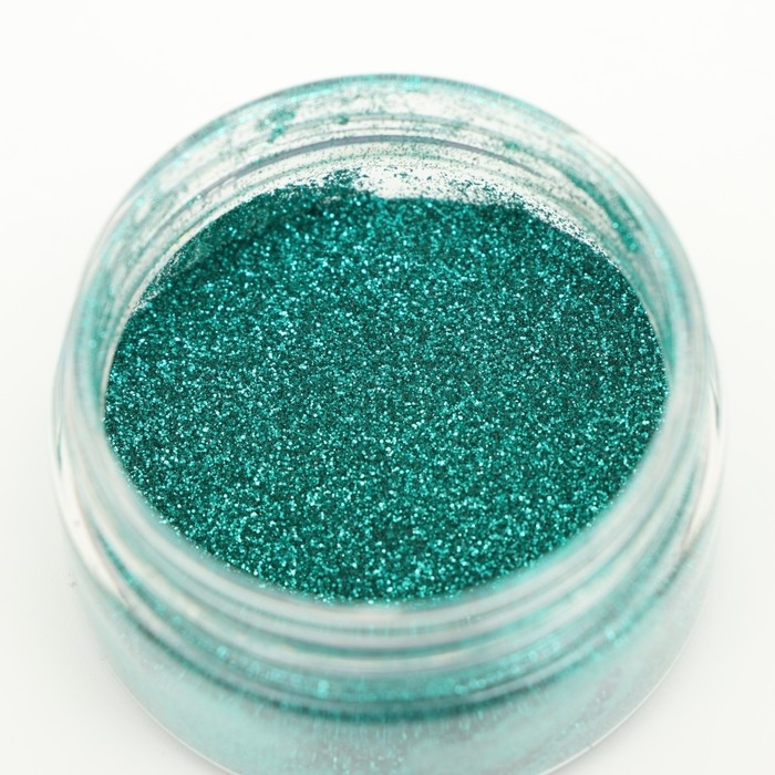 Пищевые блёстки КондиМир крупной фракции, бирюзовые, 5 г Пищевые блёстки КондиМир крупной фракции, бирюзовые, 5 г