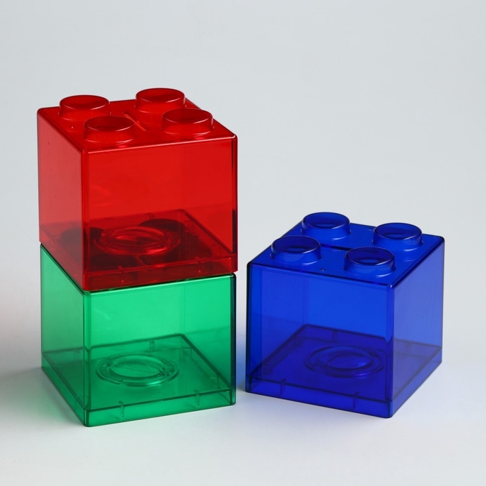 Копилка конструктор, зеленая Копилка конструктор, зеленая