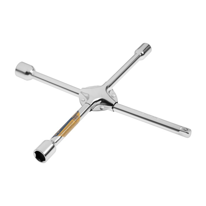 Ключ баллонный крестообразный усиленный ТУНДРА, 16 х 350 мм, сатин, 17х19х21 мм, квадрат 1/2 Ключ баллонный крестообразный усиленный ТУНДРА, 16 х 350 мм, сатин, 17х19х21 мм, квадрат 1/2"