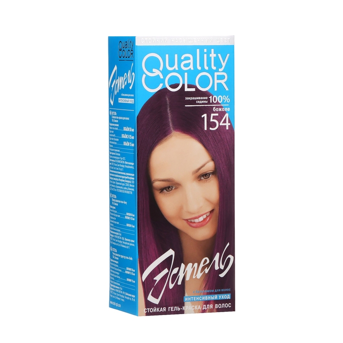 Гель-краска для волос Estel, тон № 154, божоле, 170 г Гель-краска для волос Estel, тон № 154, божоле, 170 г