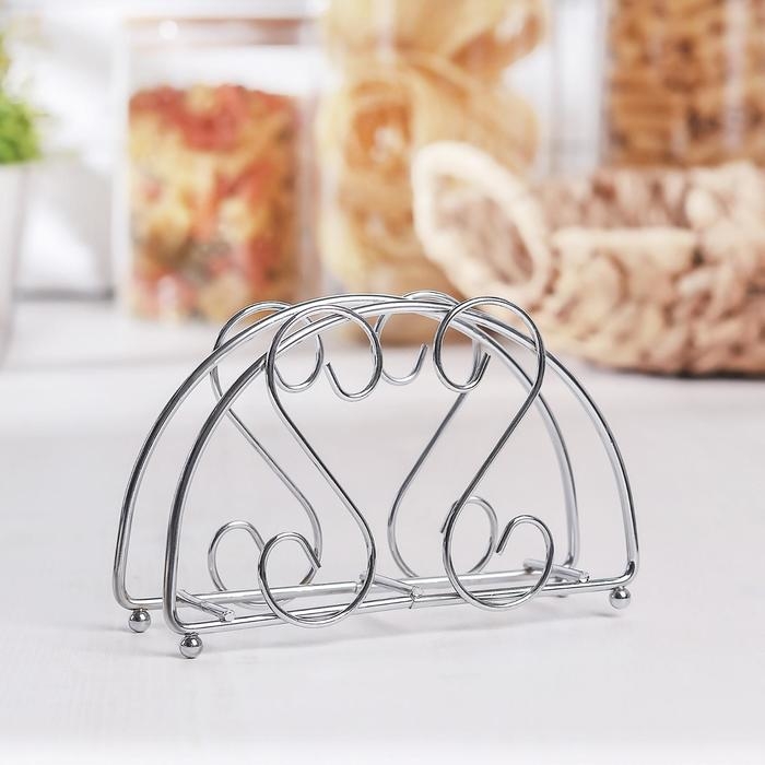 Салфетница Доляна «Завитки»,13,5×3,5×9 см Салфетница Доляна «Завитки»,13,5×3,5×9 см