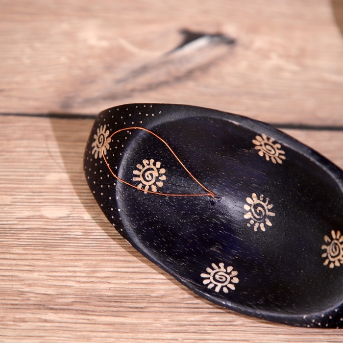 Маска Маска "Ган" батик, дерево 8х4х15 см