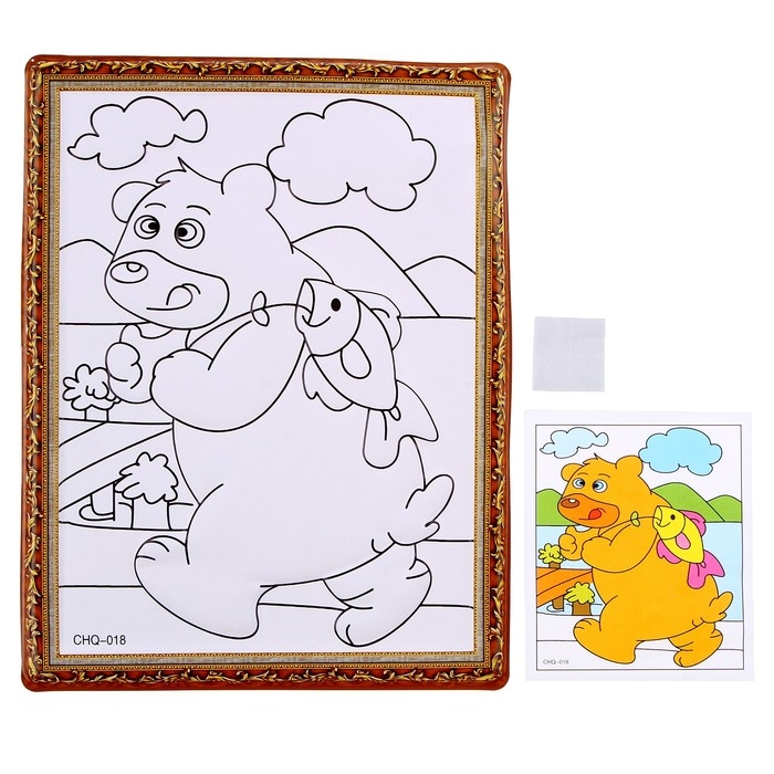 Набор для творчества: создание игрушки из меховых палочек и раскраска «Коала и друзья»