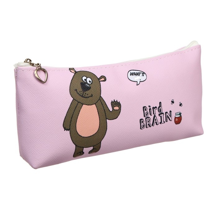 Пенал школьный на молнии Пенал школьный на молнии "Зверушки", МИКС