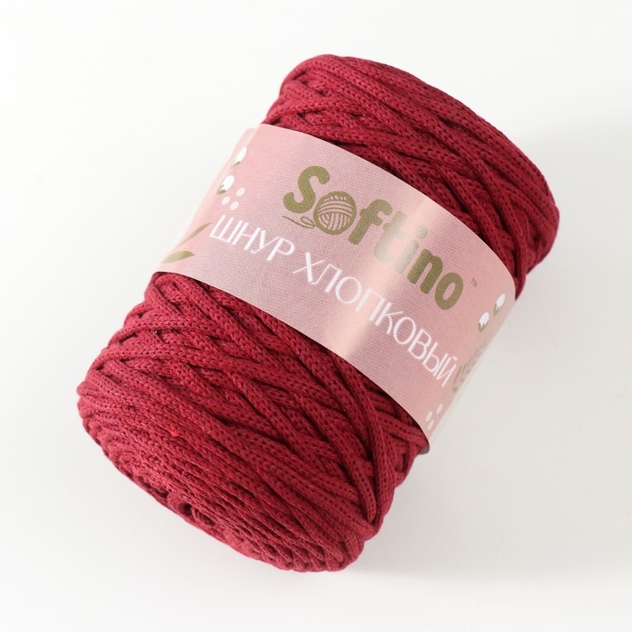 Шнур для вязания без сердечника 70% хлопок, 30% полиэстер ширина 3мм 100м/160±10гр (127) Шнур для вязания без сердечника 70% хлопок, 30% полиэстер ширина 3мм 100м/160±10гр (127)