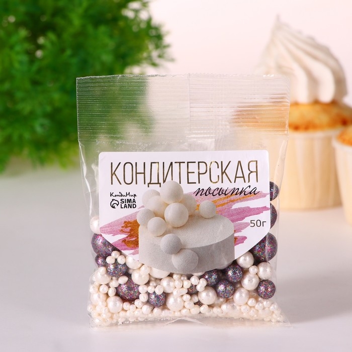 Кондитерская посыпка "Космический блеск", 50 г