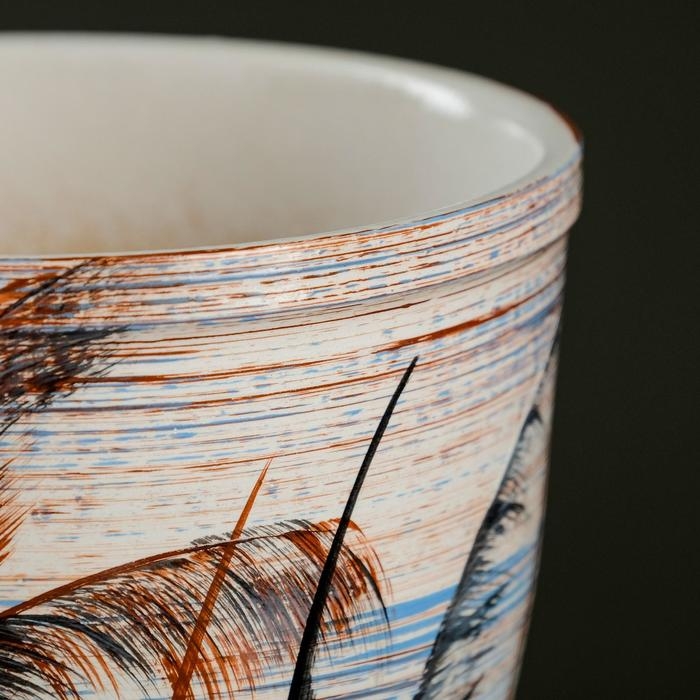 Горшок цветочный Горшок цветочный "Камыш" с поддоном, 5л