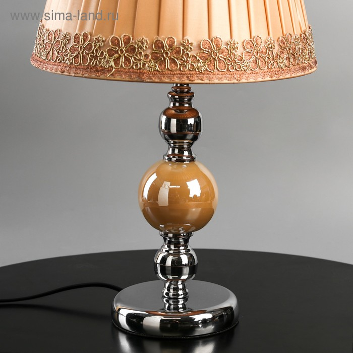 Лампа настольная  Лампа настольная "Шарлотта" Е27 макс 60 Вт 46х28х28 см