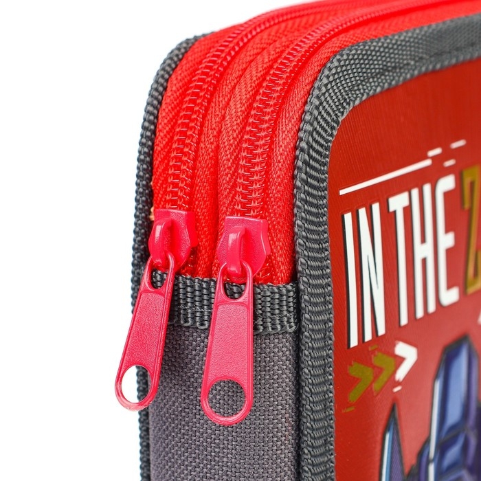 Пенал каркасный с эффектом металлик, 2 секции, 125х205х40 мм, ламинированный картон, Трансформеры Пенал каркасный с эффектом металлик, 2 секции, 125х205х40 мм, ламинированный картон, Трансформеры