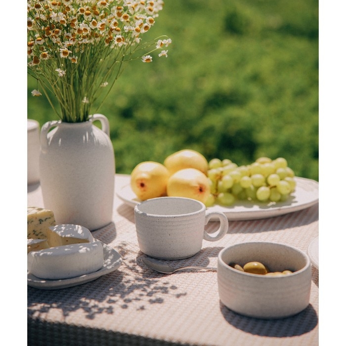 Кружка керамическая SL Home «Арена Бланка», 330 мл, цвет белый Кружка керамическая SL Home «Арена Бланка», 330 мл, цвет белый