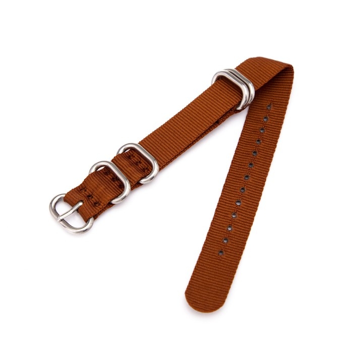 Ремешок для часов Ремешок для часов "Соломон", 18 мм, l-27 см, коричневый