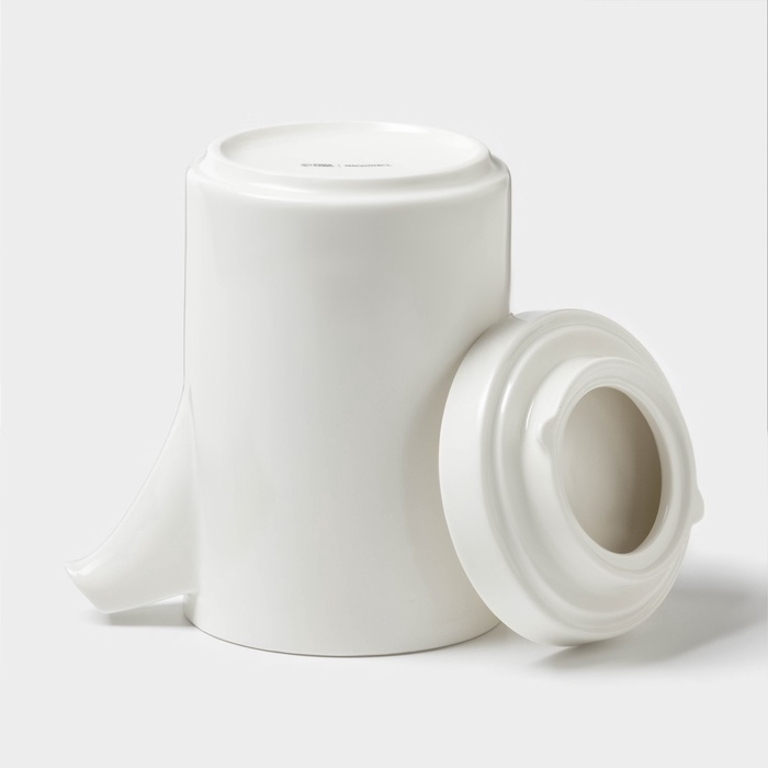 Заварочный чайник Magistro Modern, 960 мл, 19,5×11×18 см, фарфор, белый Заварочный чайник Magistro Modern, 960 мл, 19,5×11×18 см, фарфор, белый