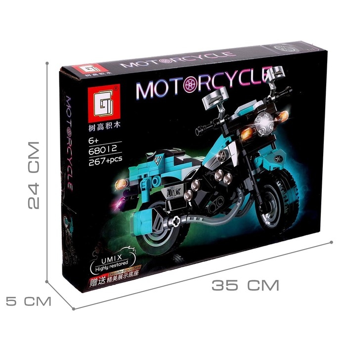 Конструктор Мототехно &laquo;Байк&raquo;, 267 деталей