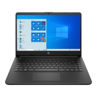 Ноутбук HP14 14s-fq0024ur, 14", 3050U, 4 Гб, SSD 256 Гб, AMD,  Win11, чёрный