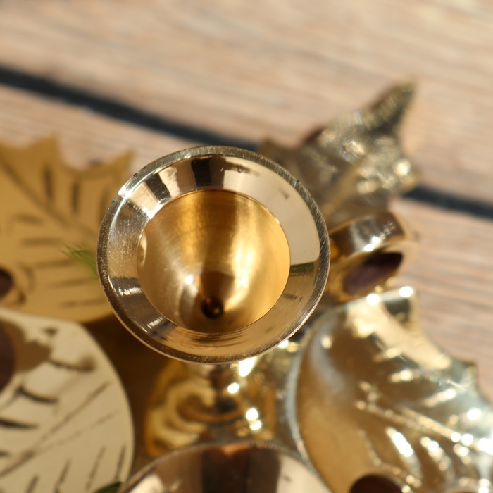 Подсвечник Подсвечник "Ливс" 7 см, латунь