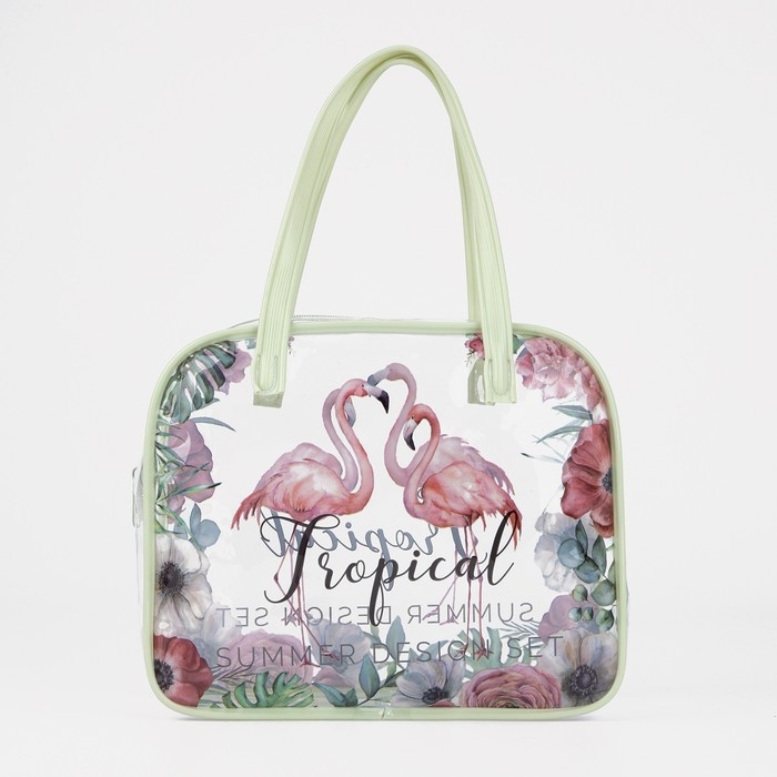 Косметичка на молнии, цвет зелёный Косметичка на молнии, цвет зелёный