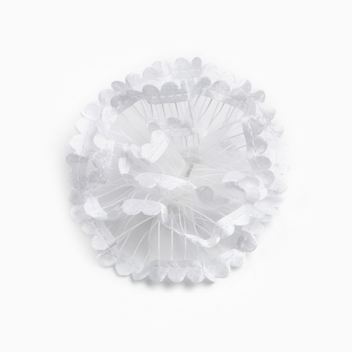 Выпускной. Бант для волос на резинке, белый, 2 штуки, 7 см, Минни Маус