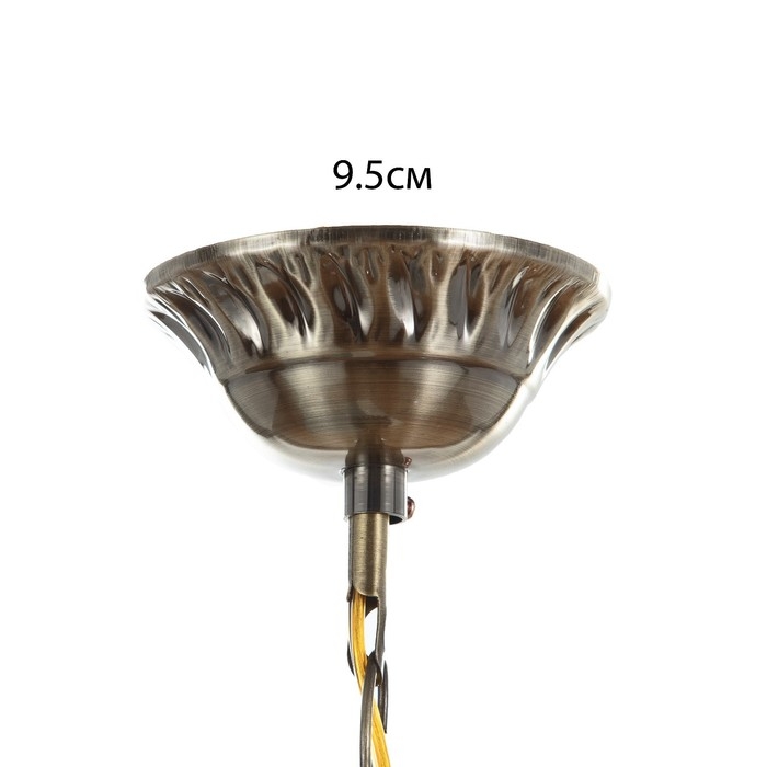 Люстра Люстра "Кобея" 3х40Вт Е27 бронза 53х53х92(52)см