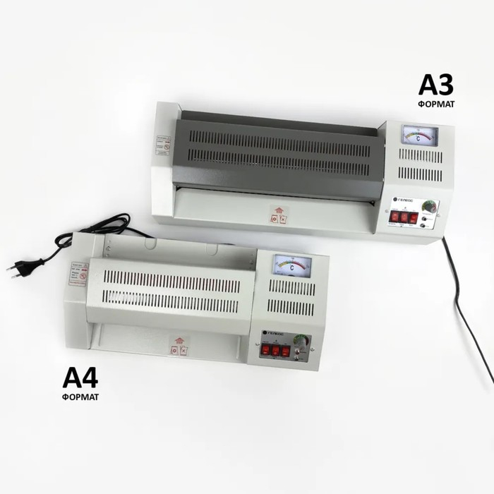 Ламинатор A4 60-250 мкм, 4 вала, скорость 62 см/мин, Гелеос  Ламинатор A4 60-250 мкм, 4 вала, скорость 62 см/мин, Гелеос "ЛМ_А4Про"