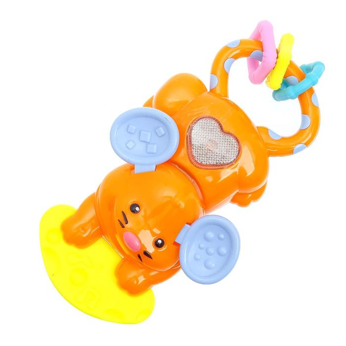 Музыкальная погремушка «Мышка», свет, звук, цвет МИКС Музыкальная погремушка «Мышка», свет, звук, цвет МИКС