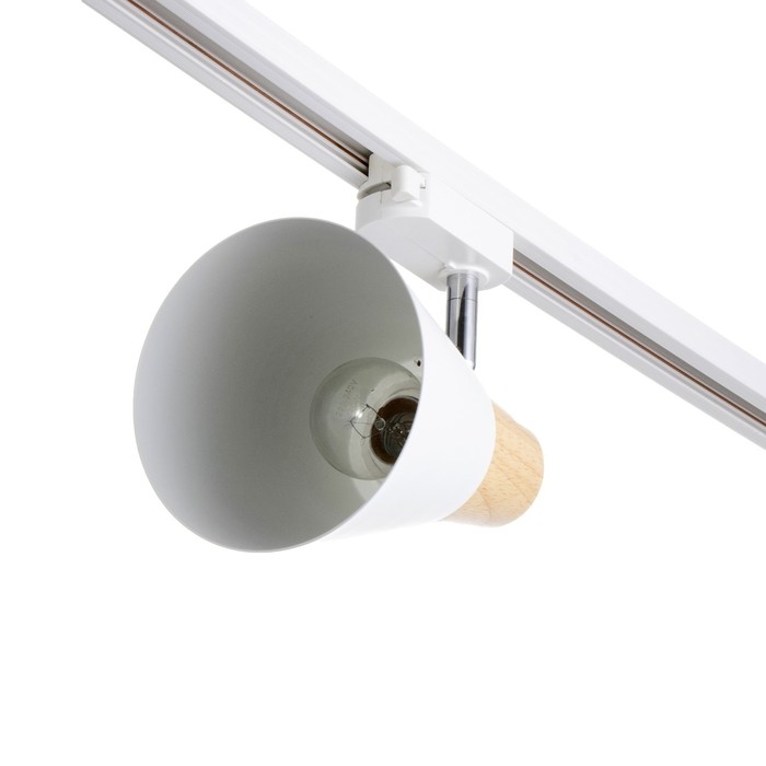 Светильник трековый Светильник трековый "Паулина" Е27 40Вт белый 16х12х18см