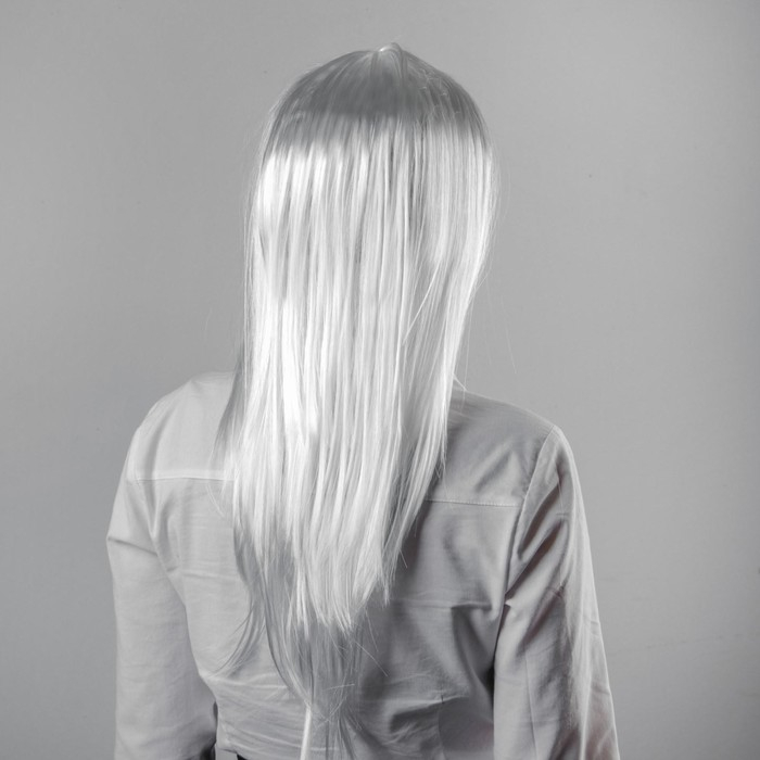 Карнавальный парик «Красотка», цвет белый Карнавальный парик «Красотка», цвет белый