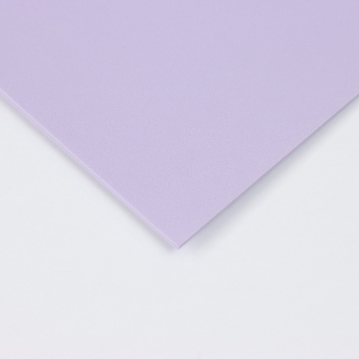 Фоамиран иранский 2 мм (светло-сиреневый/153) 60х70 см Фоамиран иранский 2 мм (светло-сиреневый/153) 60х70 см
