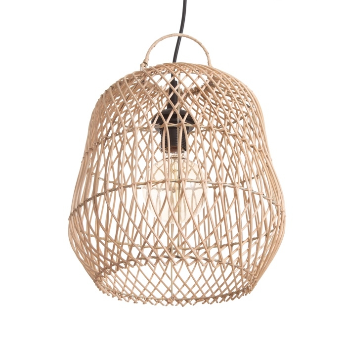Светильник потолочный из ротанга Светильник потолочный из ротанга "Арис" 1х120Вт, Е27, 30х30х30 см