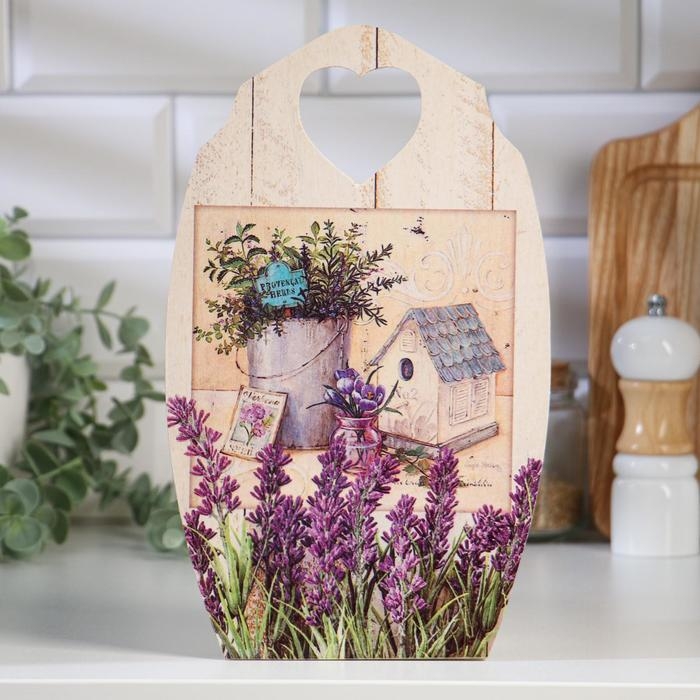 Доска сувенирная  Доска сувенирная "Цветущая лаванда" 18х30 см