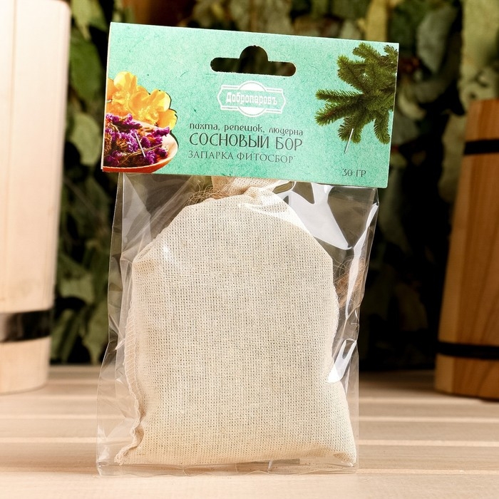 Запарка фитосбор Запарка фитосбор "Сосновый бор", пихта, репешок, люцерна, 30 г