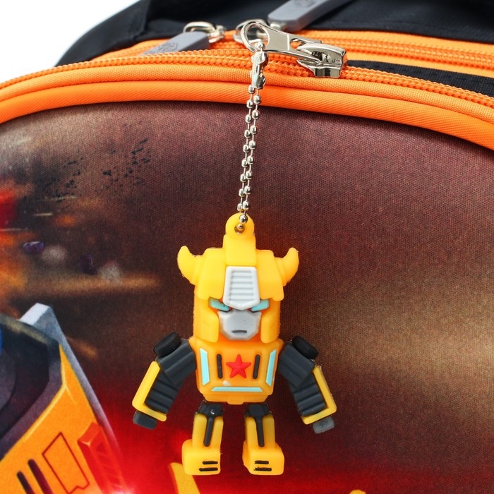 Рюкзак каркасный школьный Calligrata Рюкзак каркасный школьный Calligrata "Робот" + брелок, 39 х 30 х 14 см