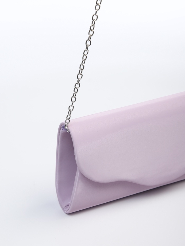 Сумка женская на магните, цвет сиреневый