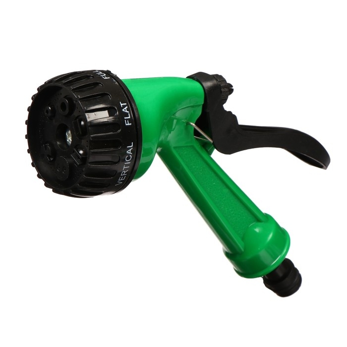 Набор: пистолет для полива, 7 режимов, коннектор 1/2 Набор: пистолет для полива, 7 режимов, коннектор 1/2" (12 мм), адаптер 1/2"−3/4" (12 мм−19 мм), Greengo