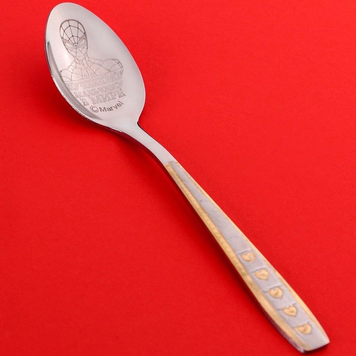 Ложечка детская, 2,3 х 11 см Ложечка детская, 2,3 х 11 см "Супергерой", Человек-паук