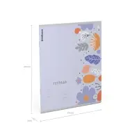 Тетрадь 18 листов в клетку ErichKrause Ikebana, 60 г/м&sup2;, обложка мелованный картон, МИКС